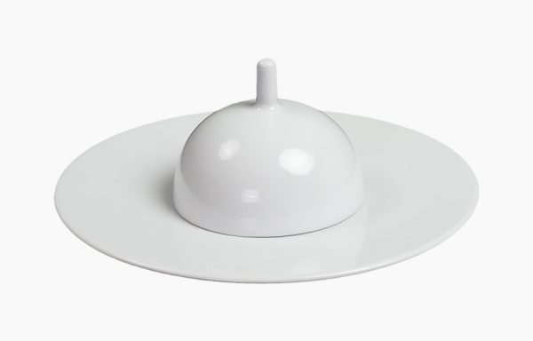 Assiette gourmet avec couvercle Améthyste 18 cm