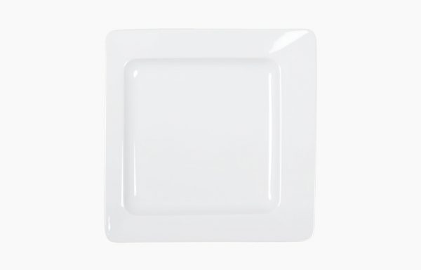 Assiette carrée Saphir 22 cm