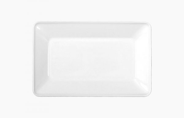 Assiette rectangulaire Silex 21 × 13 cm