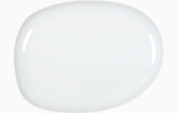 Grande assiette Topaze 32 × 24 cm