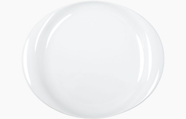 Assiette Albâtre 36 × 30 cm