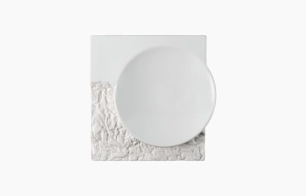 Assiette carrée Ambre 20 cm