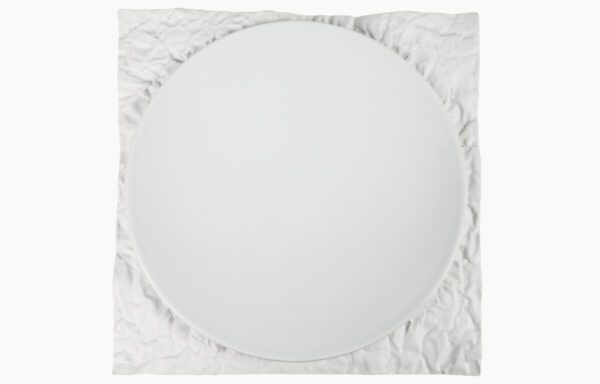 Assiette carrée Ambre 26 cm