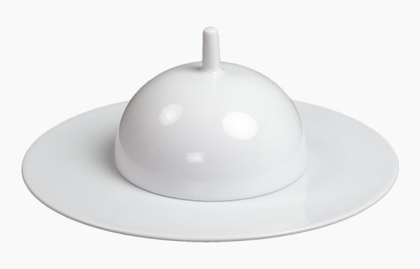 Assiette gourmet avec couvercle Améthyste 25 cm