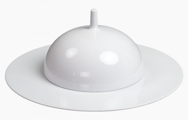 Assiette creuse Améthyste 29 cm avec couvercle