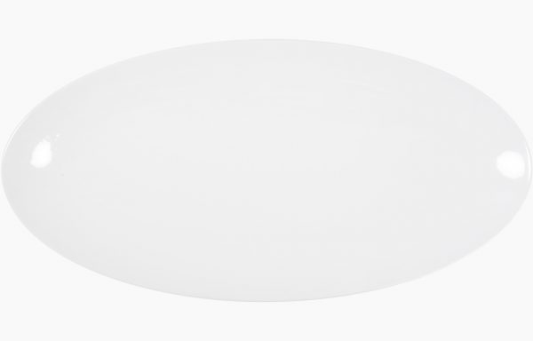 Assiette elliptique Améthyste 38 × 19 cm