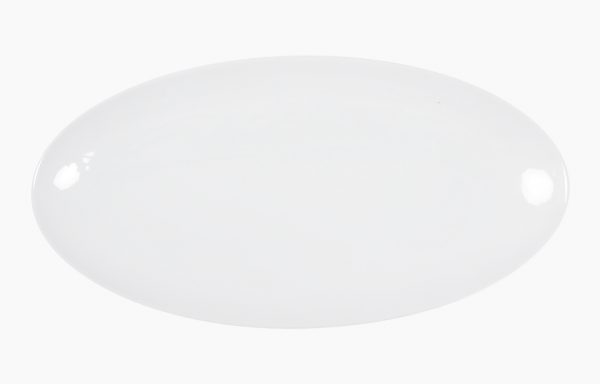 Assiette elliptique Améthyste 32 × 16 cm