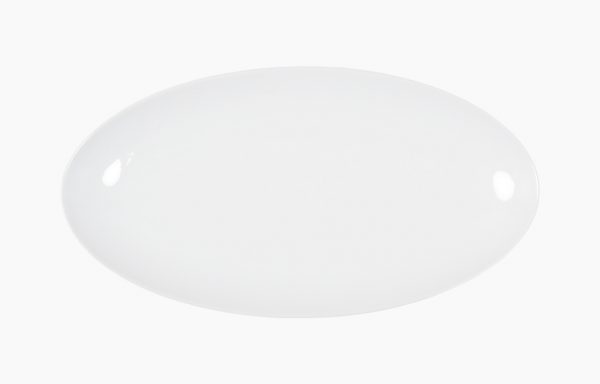 Assiette elliptique Améthyste 26 × 14 cm