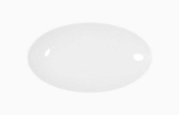Assiette elliptique Améthyste 19 × 11 cm