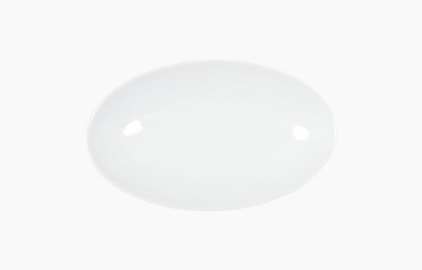 Assiette elliptique Améthyste 13 × 8 cm