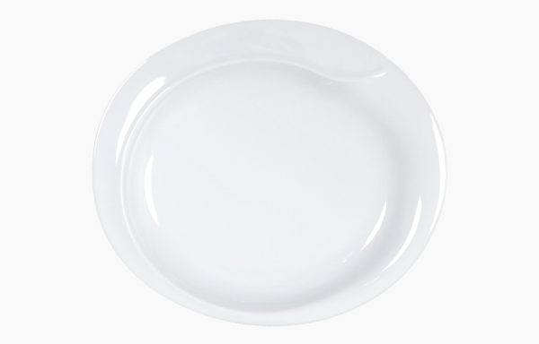 Assiette Calcite 23 × 20 cm