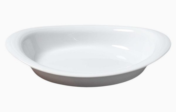 Plat à four ovale Jade 35 × 27 cm