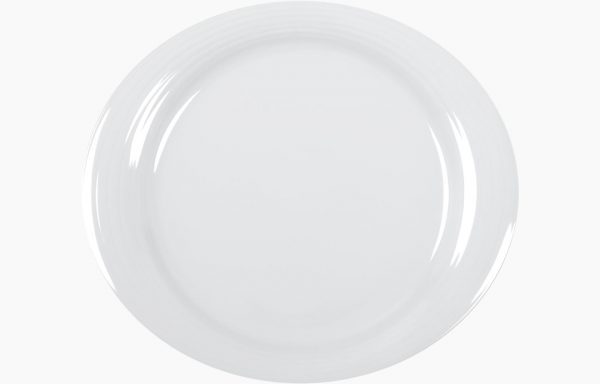 Plat ovale Jade 34 × 29 cm
