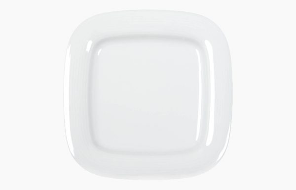 Assiette carrée Jade 28 cm