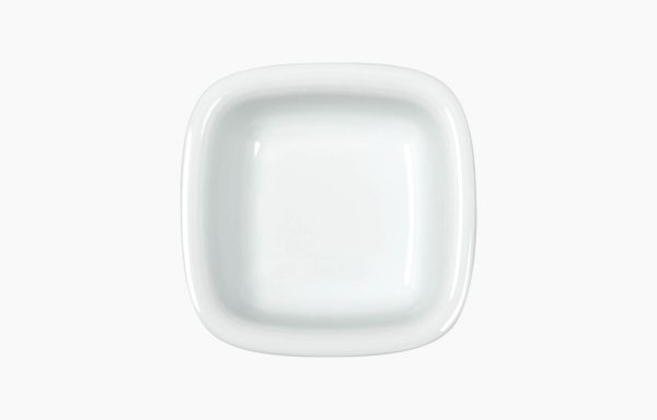 Assiette creuse carrée Jade 15 cm