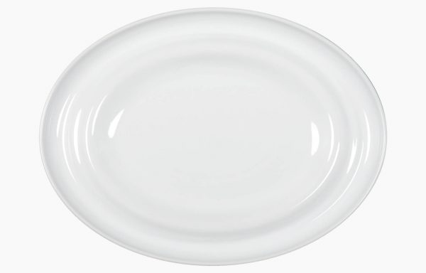 Plat ovale Nacre 32 × 24 cm