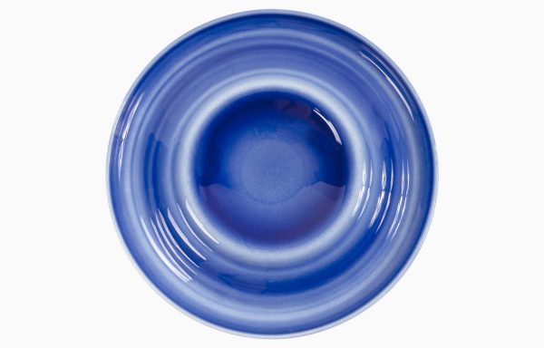Assiette vague Nacre Aigue-Marine 30 cm