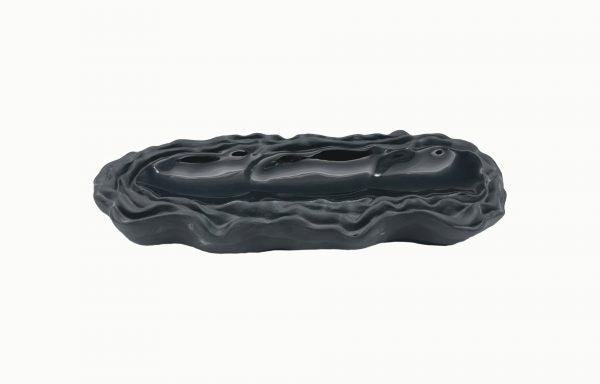Assiette Obsidienne 3 compartiments 29 cm