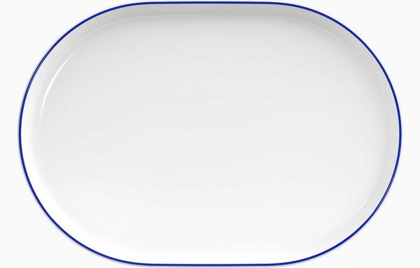 Plat Quartz Liseré 34 × 23 cm