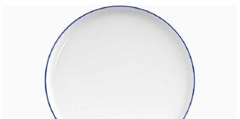 Assiette Quartz Liseré 28 cm