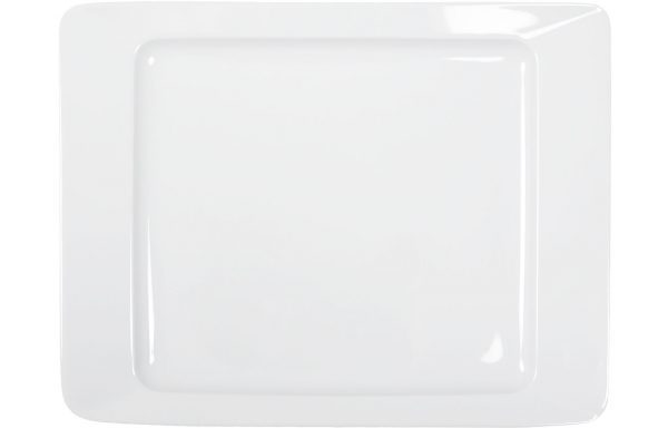 Assiette rectangulaire Saphir 37 × 28 cm