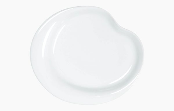 Assiette Sélénite 23 × 20 cm