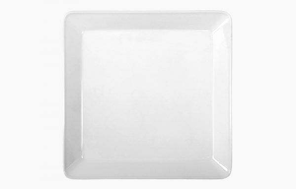 Assiette carrée Silex 27 cm