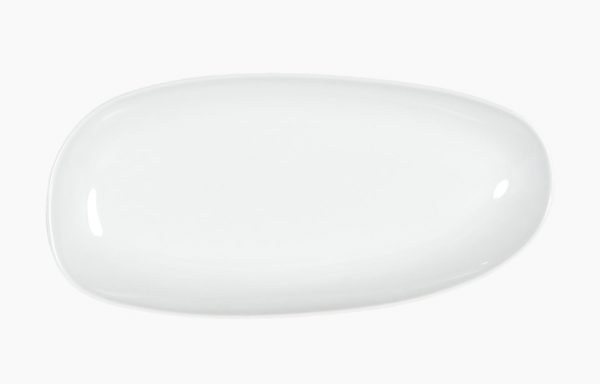 Assiette courte Topaze 24 × 12 cm
