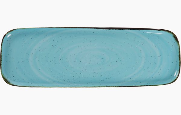 Assiette rectangulaire Tourmaline 37 × 13 cm